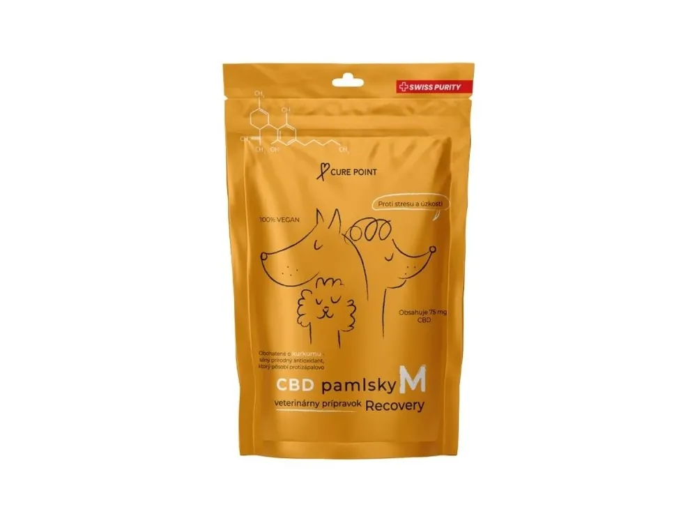 Nejprodávanější Curepoint CBD pamlsek Recovery M 100 g