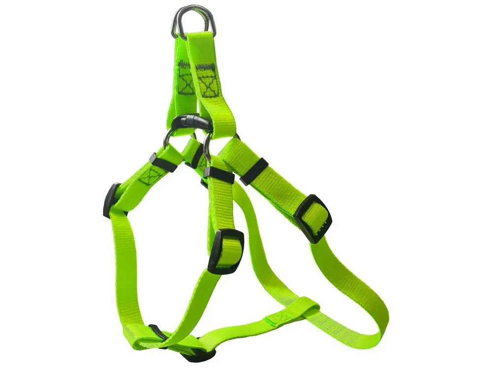 Nejlepší Volba HUHUBAMBOO postroj NEON 1,5 x 32 - 46 cm, zelený
