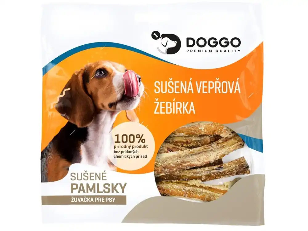Doggo žebra vepřová sušená 250 g Horká Nabídka