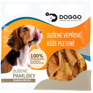 Doggo kůže vepřové sušené pletené 250 g Rychlé Dodání
