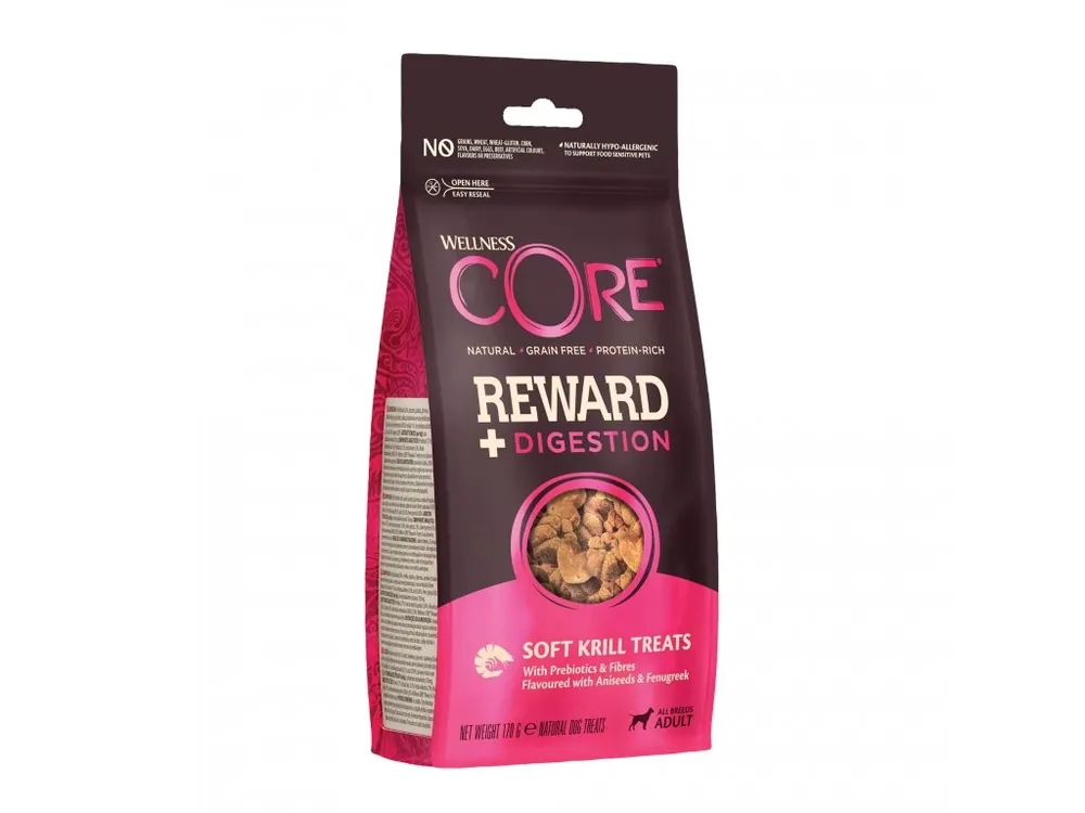 Wellness Core Reward Dog Digestion kril 170 g Speciální Cena