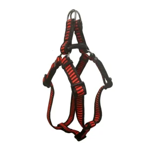Cenová Bomba HUHUBAMBOO postroj ŽEBŘÍK 44-72 cm, červený