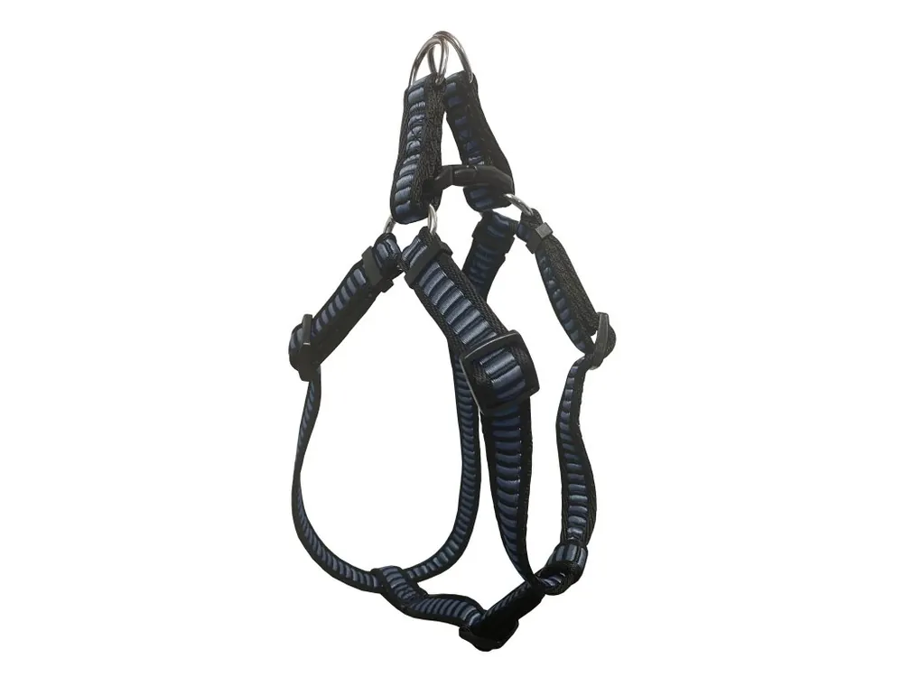 Výprodej HUHUBAMBOO postroj ŽEBŘÍK 44-72 cm, šedý