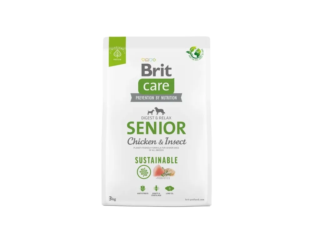 Must-Have Brit Care Dog Sustainable Senior – Chicken and Insect 3 kg