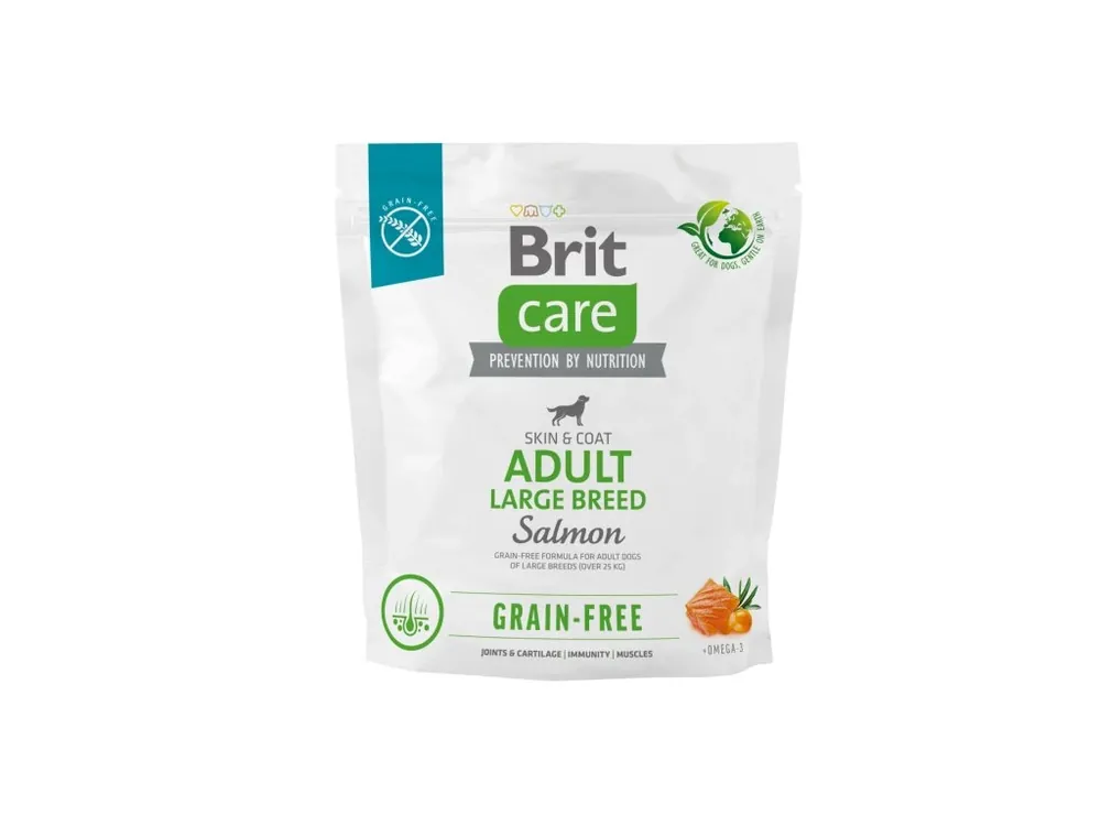 Aktuální Brit Care Dog Grain-Free Adult Large Breed – Salmon 1 kg