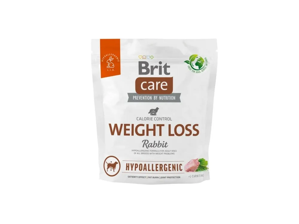 Značkový Brit Care Dog Hypoallergenic Weight Loss – Rabbit and Rice 1 kg