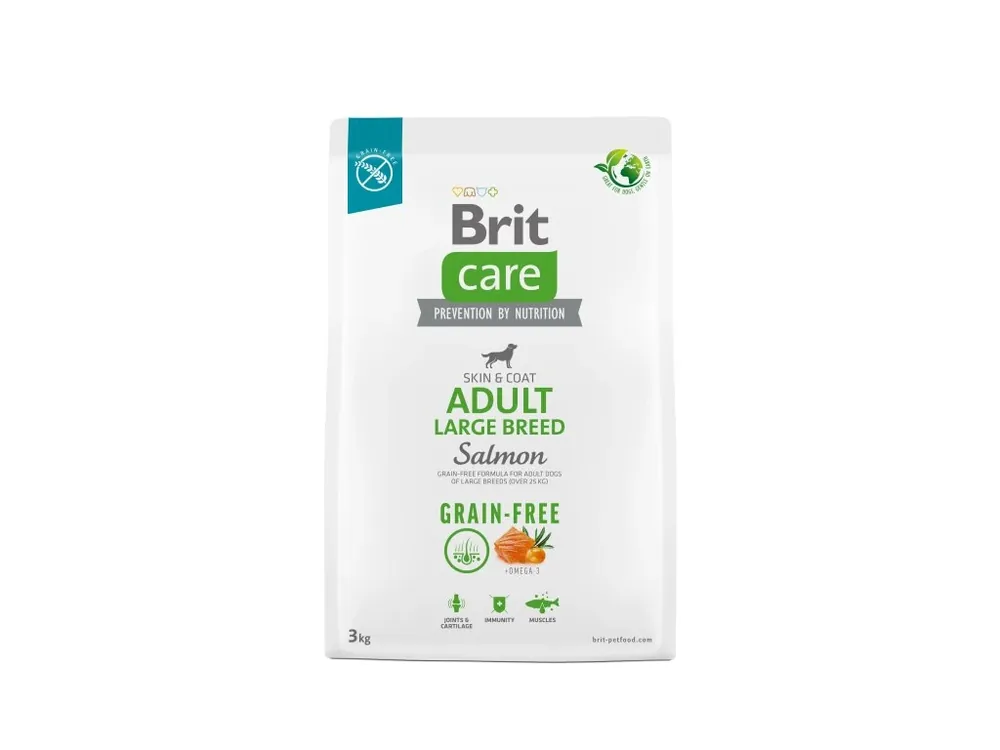 Brit Care Dog Grain-Free Adult Large Breed – Salmon and Potato 3 kg Sezónní Sleva