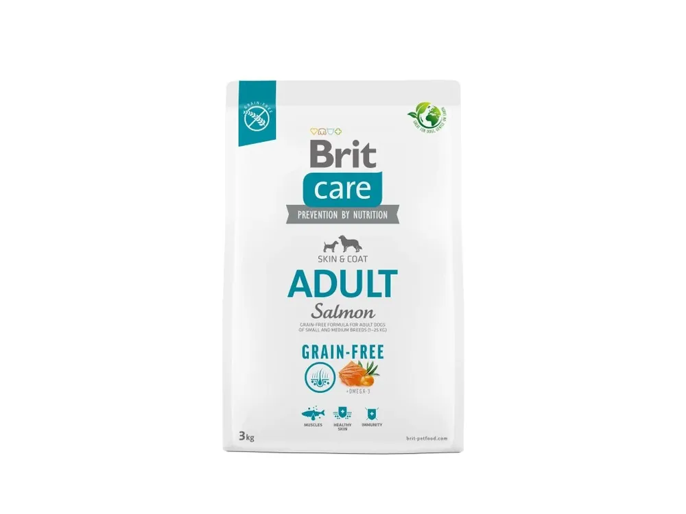 Brit Care Dog Grain-Free Adult – Salmon and Potato 3 kg Odeslání Ihned