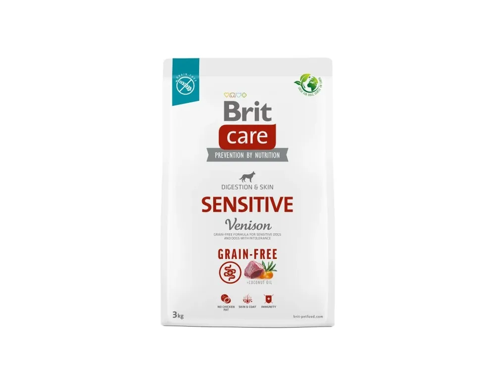 Cenový Hit Brit Care Dog Grain-Free Sensitive – Venison and Potato 3 kg