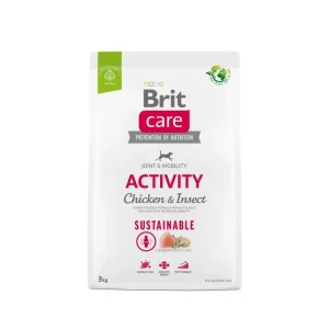 Autentický Brit Care Dog Sustainable Activity – Chicken and Insect 3 kg
