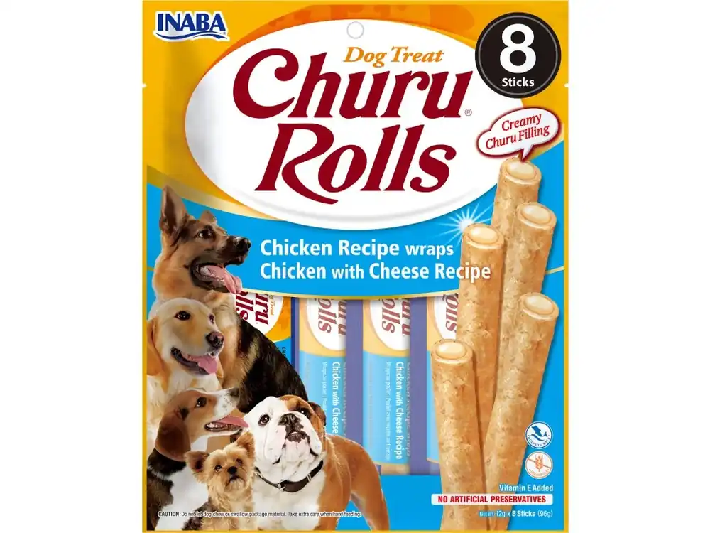 Churu dog tyčinky - kuře, sýr 96 g Super Cena