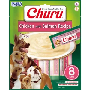 Akční Nabídka Churu dog masové pyré - kuře, losos 160 g