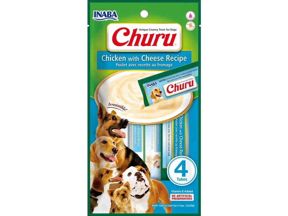 Akční Nabídka Churu dog masové pyré - kuře, sýr 56 g