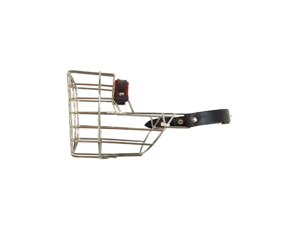 Náhubek LKPET zinek/kůže kokršpaněl,foxterier,VSS-F-0715 Speciální Cena