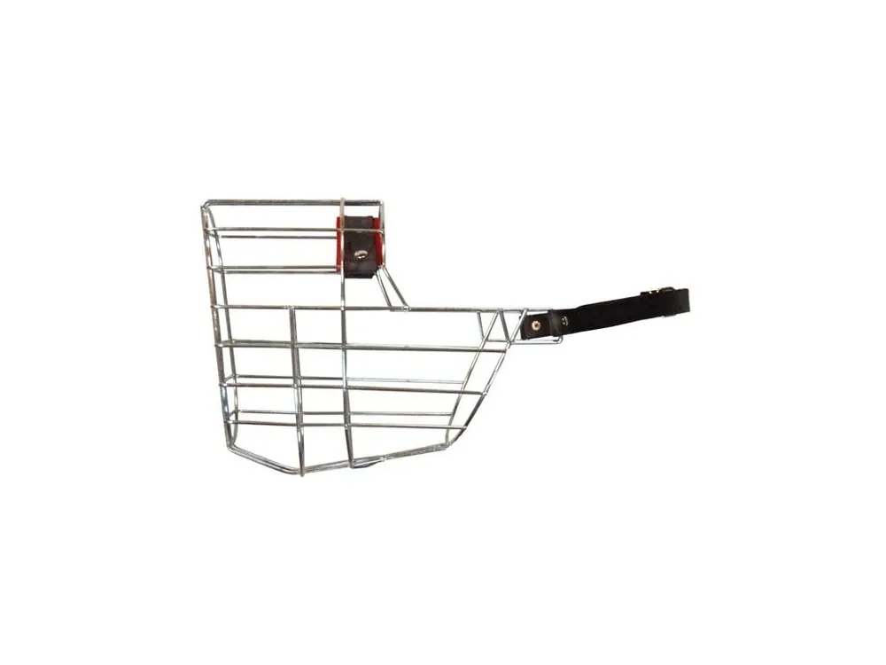 Náhubek LKPET zinek/kůže doga, vlkodav-F-0767 Must-Have