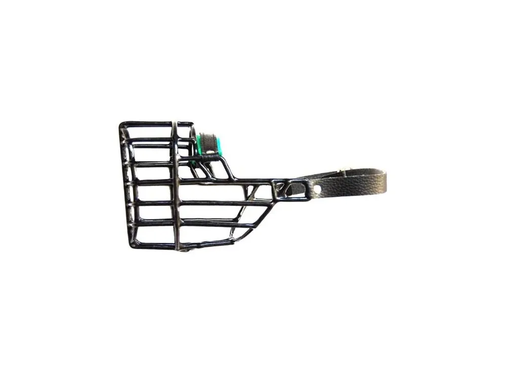 Must-Have Náhubek LKPET černý/kůže bernardýn, novofundlandský pes -F-0569