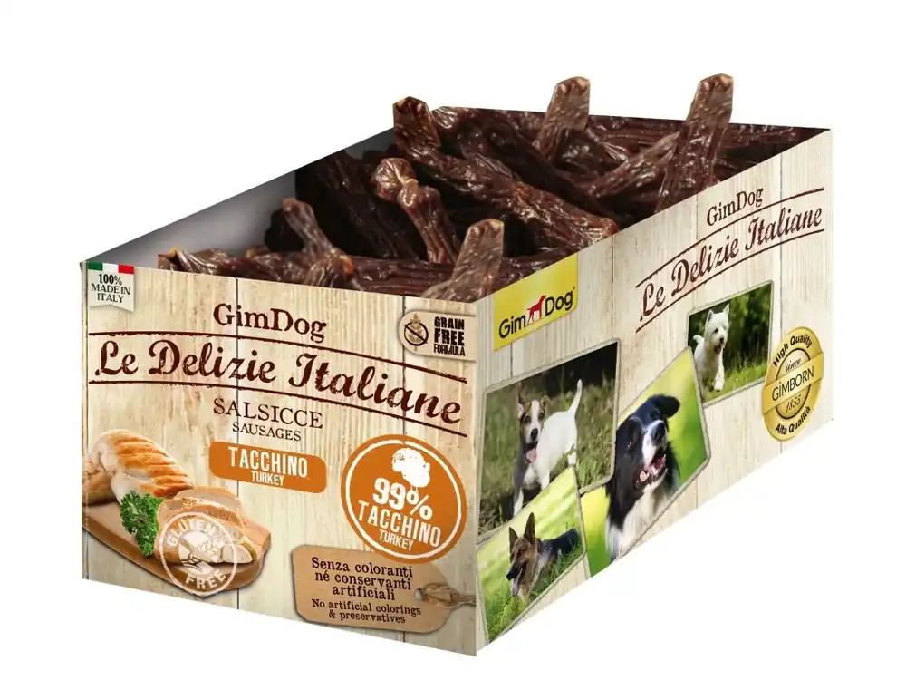 Poslední Šance GIMDOG LE DELIZIE ITALIANE klobáska krůta 1ks
