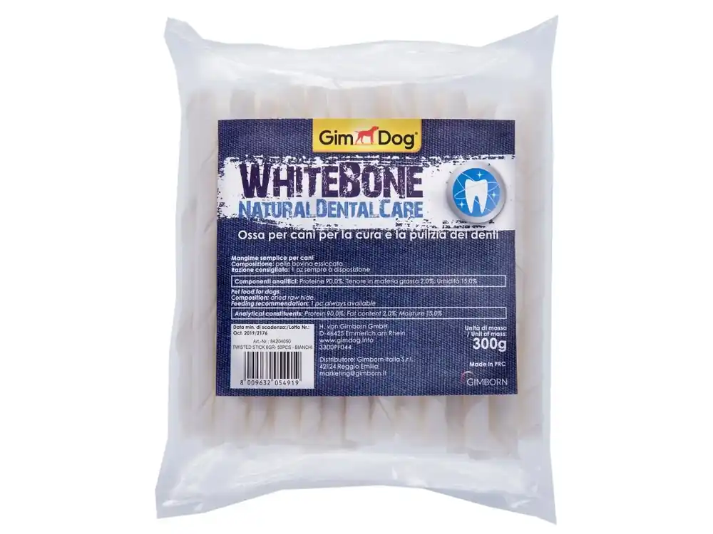 Vysoce Kvalitní GimDog WHITEBONE STICK 6 g 50 ks