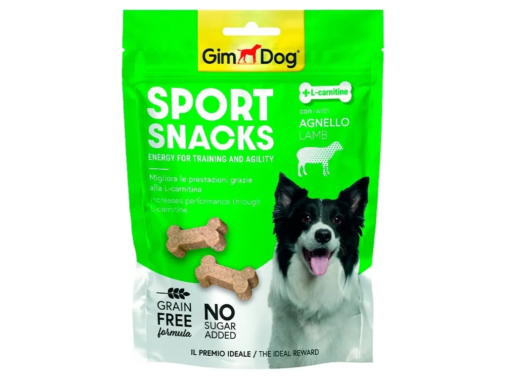 GimDog SPORTSNACKS jehněčí 150 g Nízká Cena