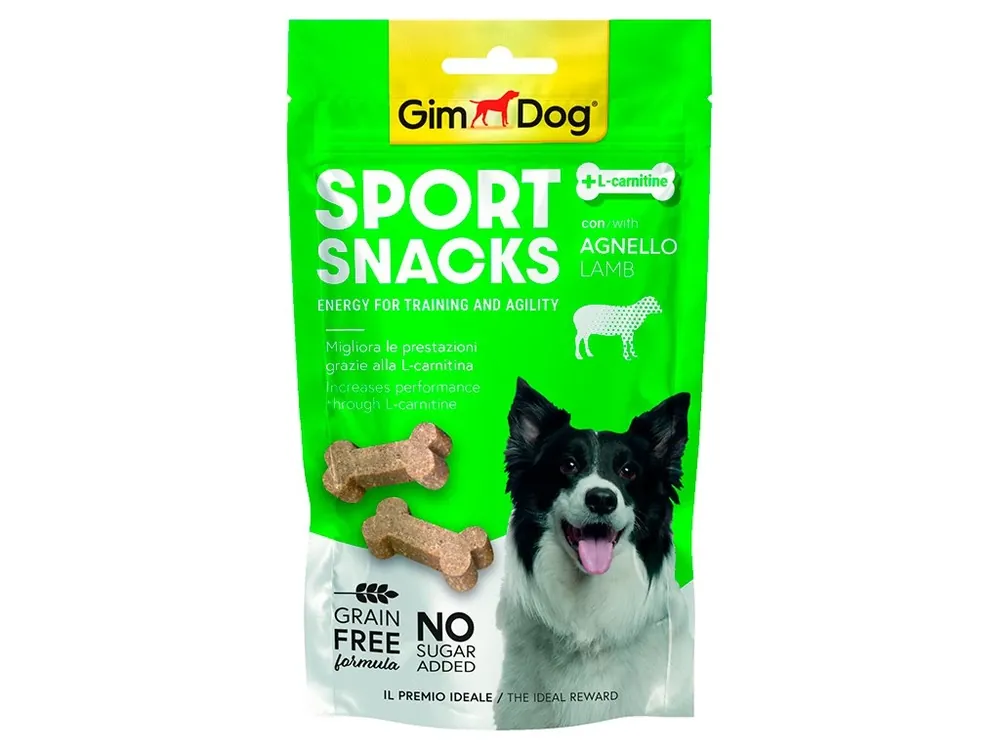 Cenová Bomba GimDog SPORTSNACKS jehněčí 60 g