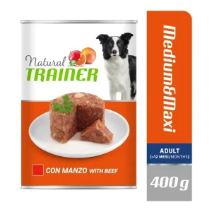 Konzerva Natural Trainer MAINT M&M ADULT hovězí 400 g LT Ověřený