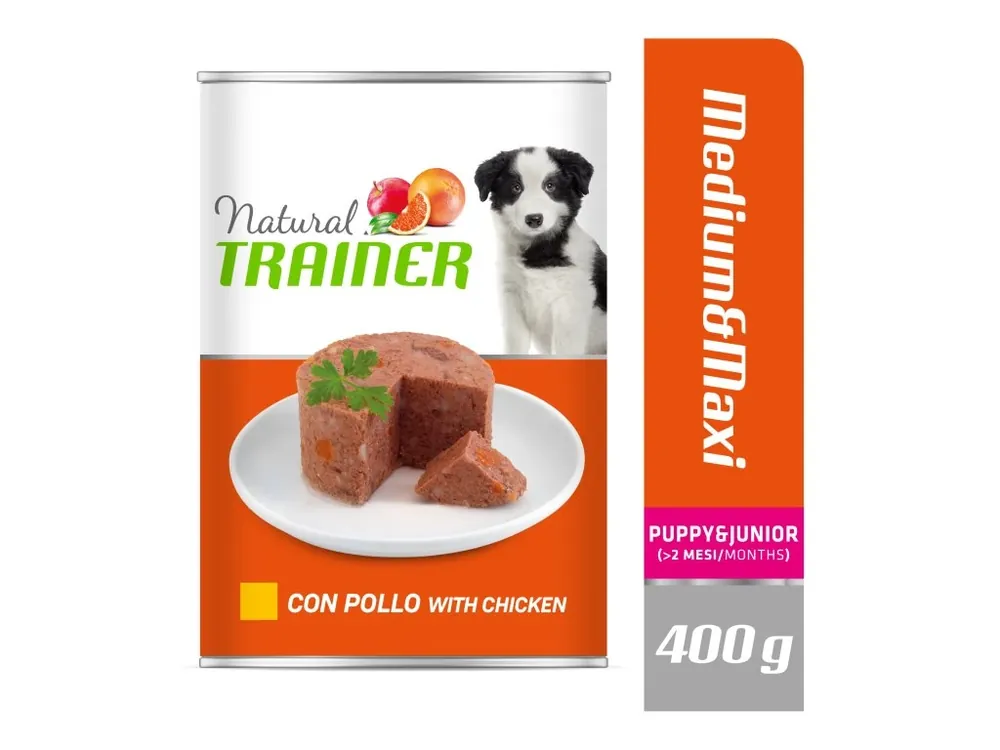 Konzerva Natural Trainer MAINT M&M PUPPY & JUNIOR kuře 400 g LT Odeslání Ihned