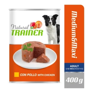 Konzerva Natural Trainer MAINT M&M ADULT kuře 400 g LT Jen Po Omezenou Doba
