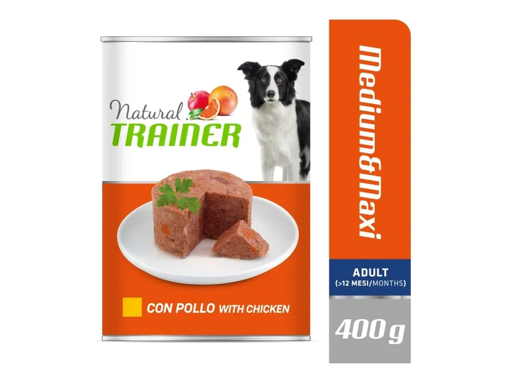 Konzerva Natural Trainer MAINT M&M ADULT kuře 400 g LT Jen Po Omezenou Doba