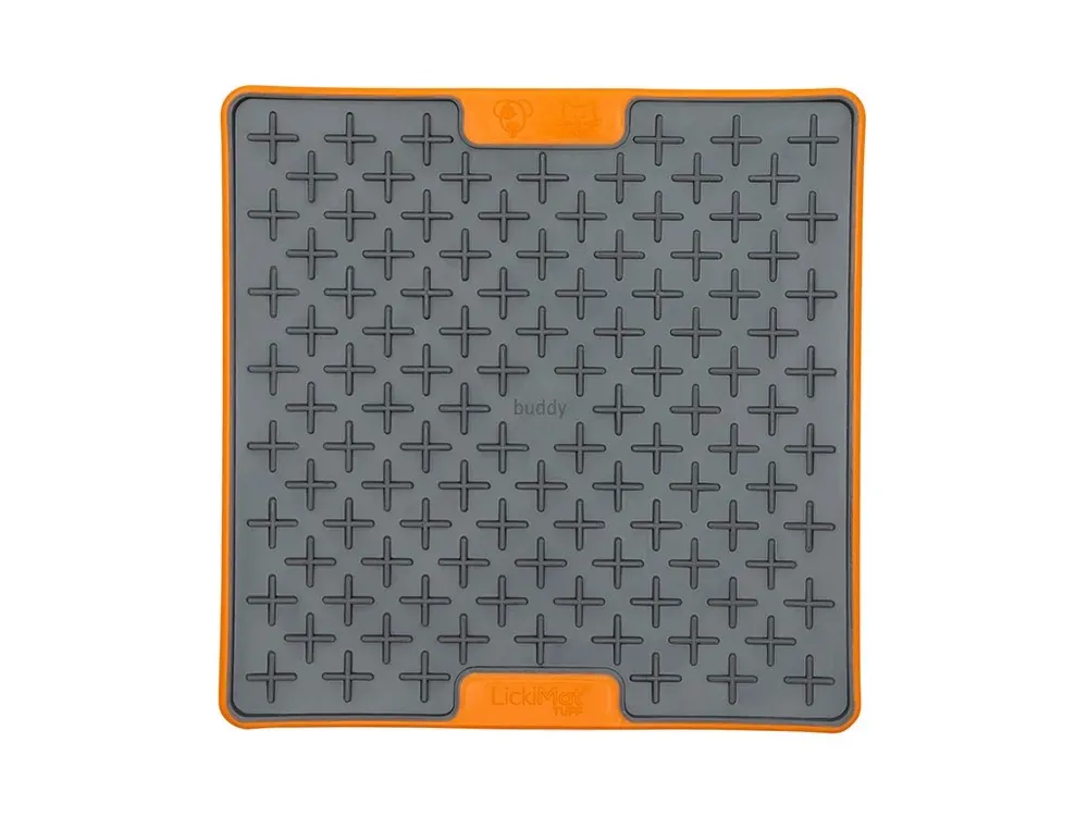 Oblíbený LickiMat Lízací podložka Buddy Tuff Orange