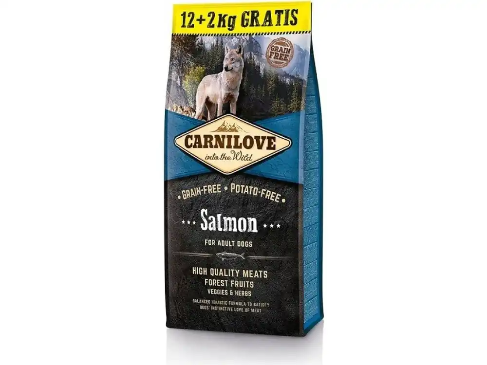 Carnilove Salmon for Adult 12 + 2 kg – losos Aktuální