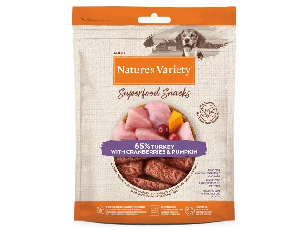 Přímo Od Výrobce Nature‘s Variety Superfood Snacks krůtí 85 g