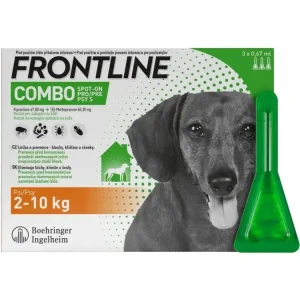Autentický FRONTLINE COMBO spot-on pro psy S (2 -10 kg) – 3 ks