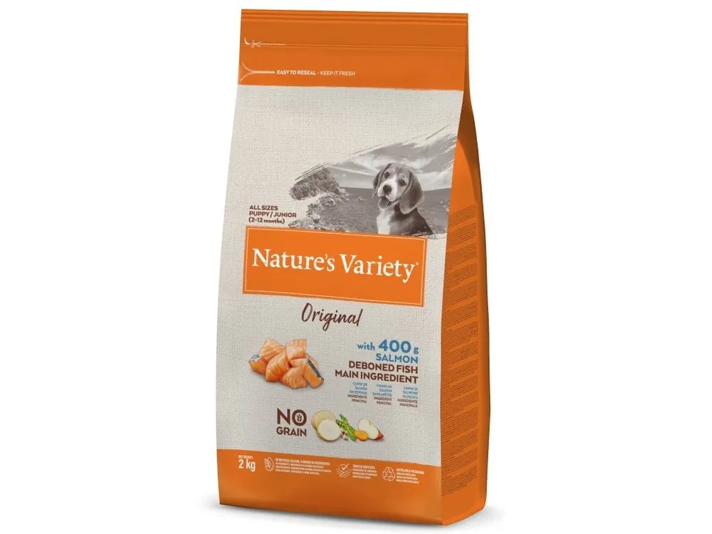 Nature‘s Variety Original Junior s lososem 2 kg Časově Omezené