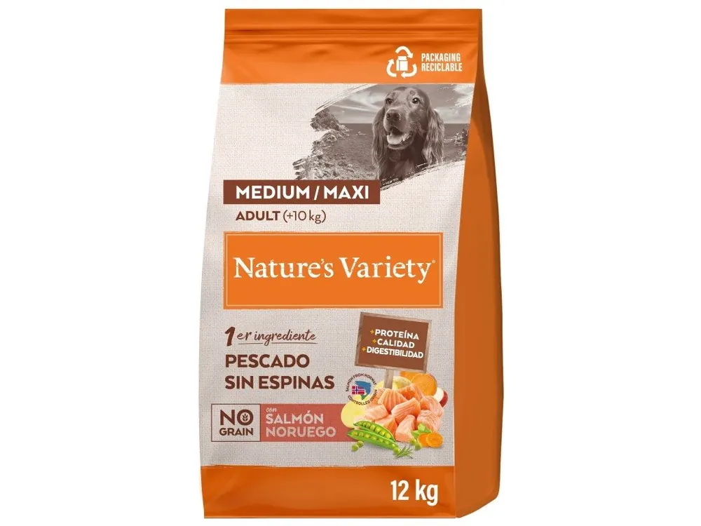 Značkový Nature‘s Variety Original pro střední psy s lososem 2 kg
