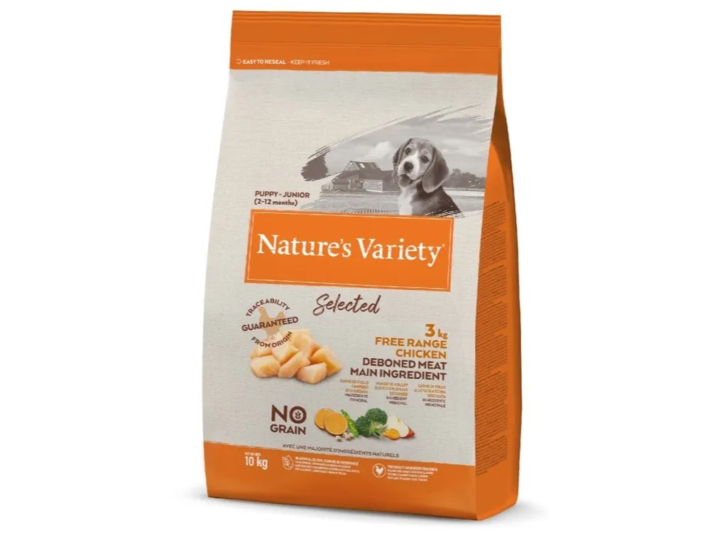 Akce Nature‘s Variety Selected Junior s kuřecím 2 kg