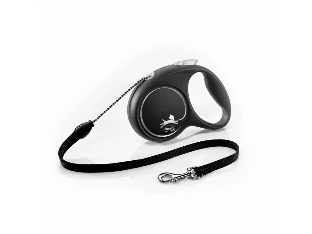 Pouze Dnes Flexi Black Design M lanko 5m/20 kg stříbrné