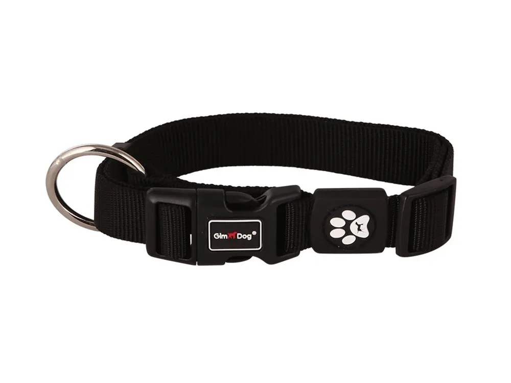 Obojek Gimborn O-Ring Nylon 2,5 x 46-66 cm černý Horká Nabídka