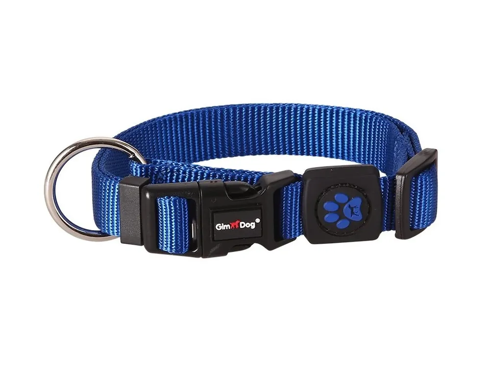 Obojek Gimborn O-Ring Nylon 1,0x20-30cm modrý Must-Have