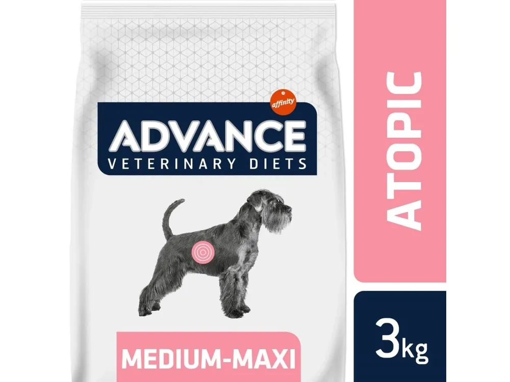 Autentický Advance Veterinary Diets Dog Avet Dog Atopic Medium / Maxi pstruh 3 kg