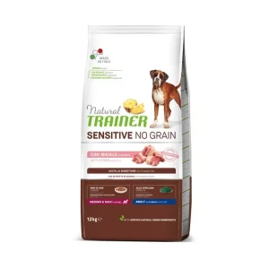 Natural Trainer Sensitive Dog No Grain M / M vepřové 12 kg Cenově Výhodný
