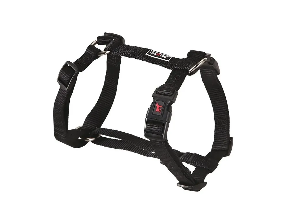 Ověřený Postroj Gimborn Nylon H 1,0 x 33 - 44 cm černý