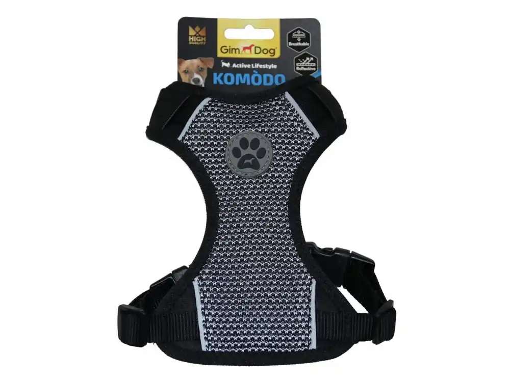 Postroj Gimborn Komodo M 45 - 65 cm černý Bezpečná Platba