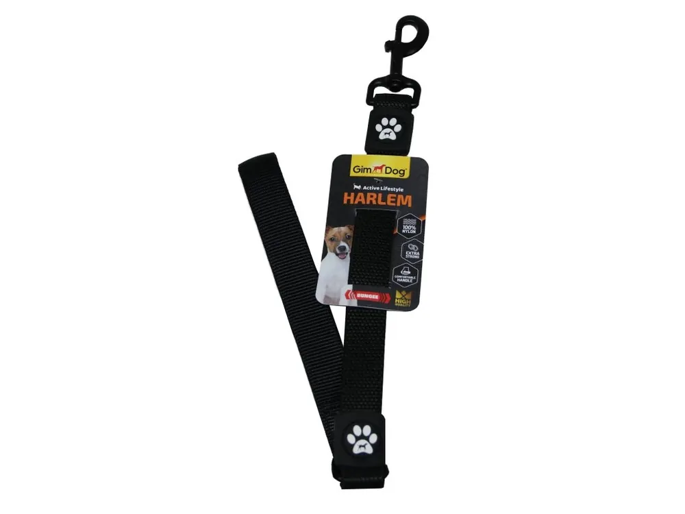 Vodítko Gimborn Bungee Handle 3,8 x 55 cm černé Originální
