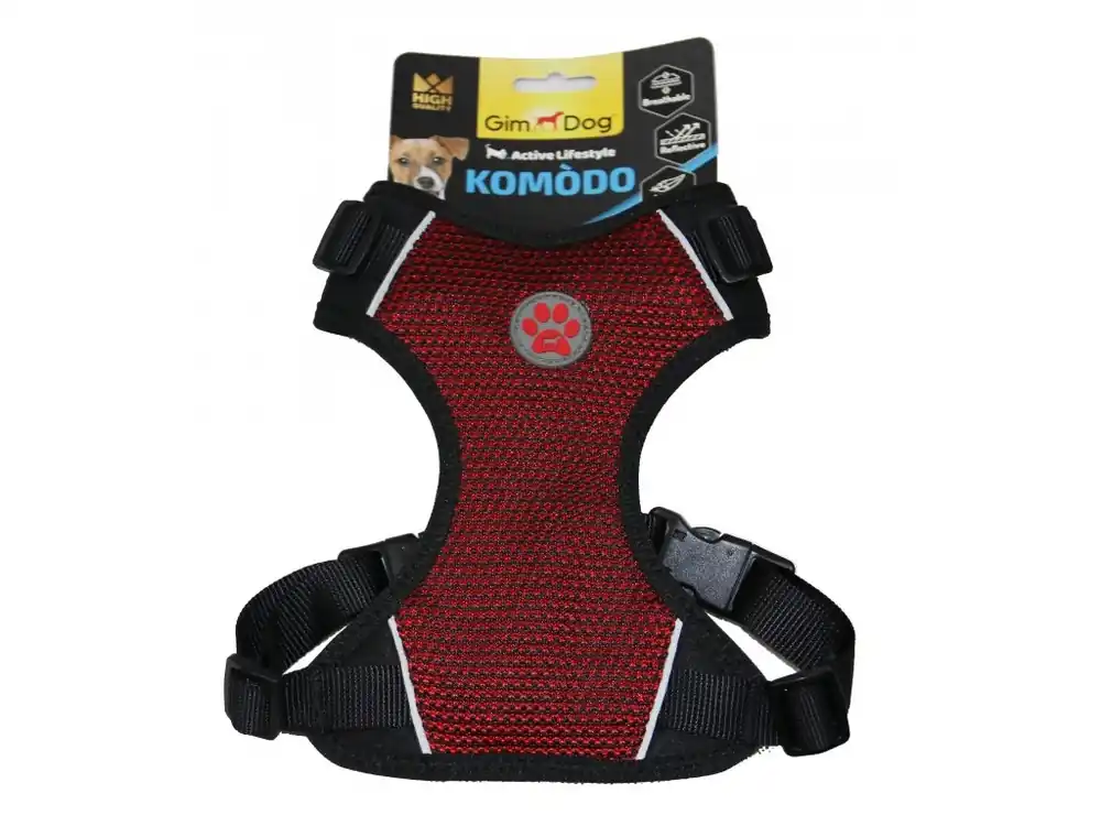 Pouze Dnes Postroj Gimborn Komodo XS 35-47 cm červený