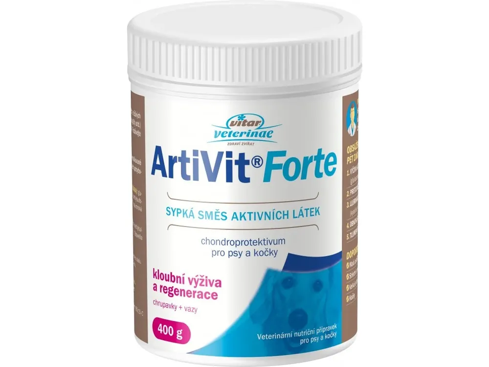 VITAR Veterinae Artivit Forte 400 g - extra silný Časově Omezené