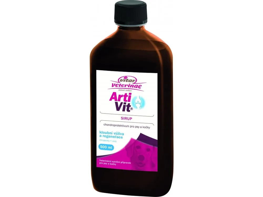 Cenově Výhodný VITAR Veterinae ArtiVit sirup 500 ml