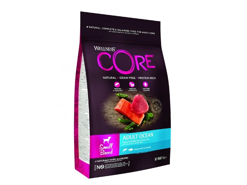 Horká Nabídka Wellness Core Dog Small Breed Adult Ocean 5 kg