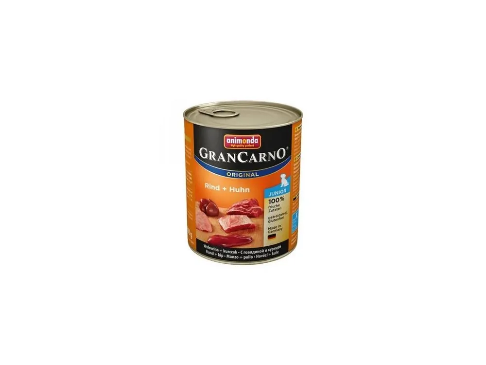 Autentický Konzerva Animonda Grand Carno Junior kuře a hovězí 800 g