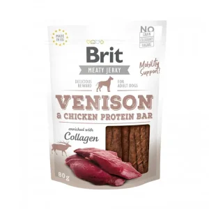 Brit Care Brit Jerky Venison Protein Bar 80 g Časově Omezené