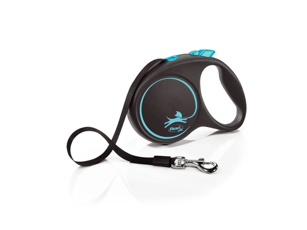 Poslední Šance Flexi Black Design L pásek 5m/50 kg světle modré